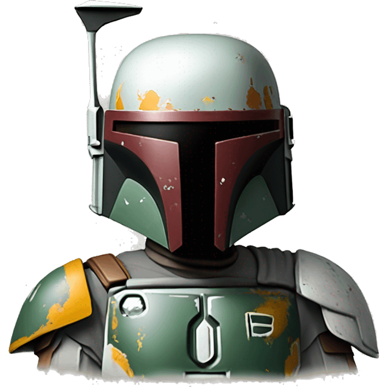 boba fett armor white emoji