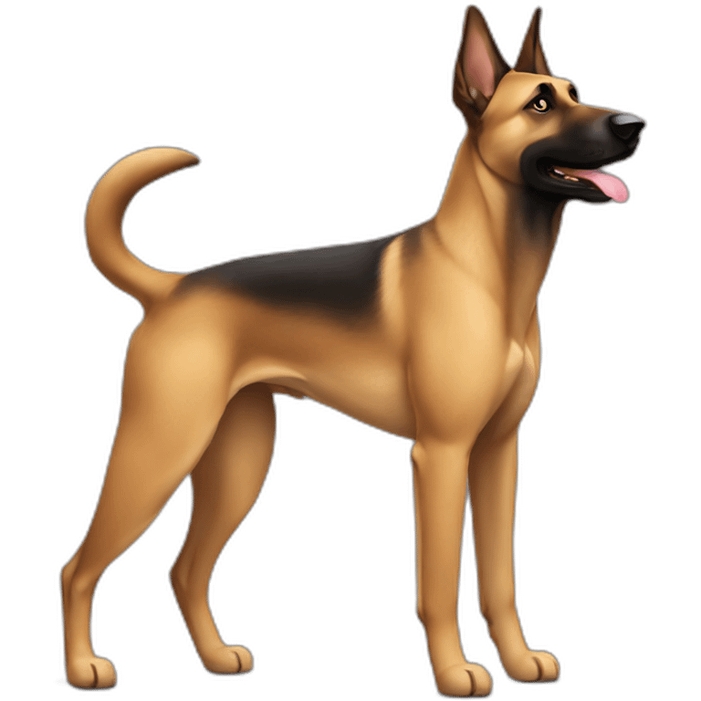 Malinois is pooping emoji