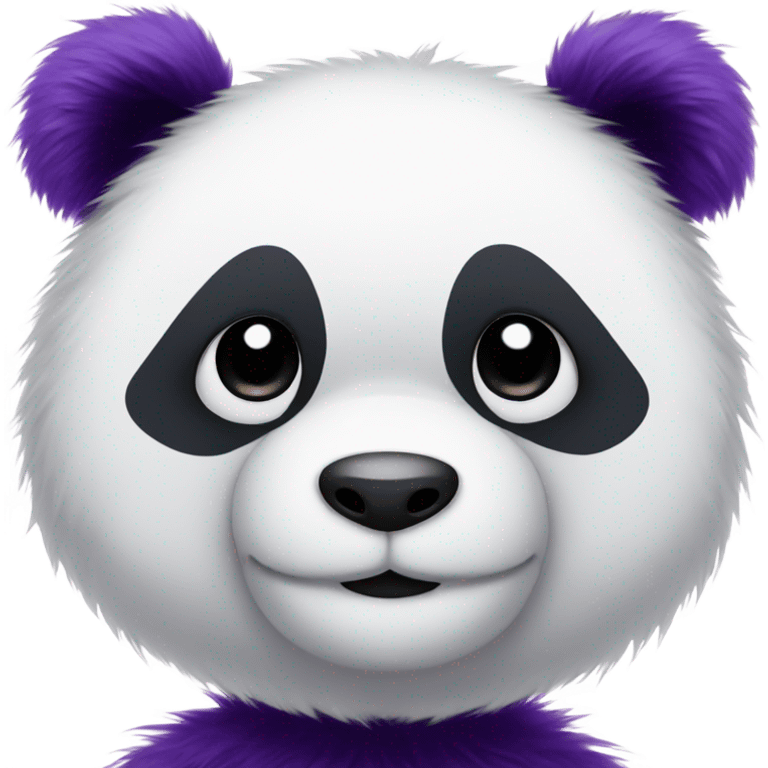 purple panda emoji