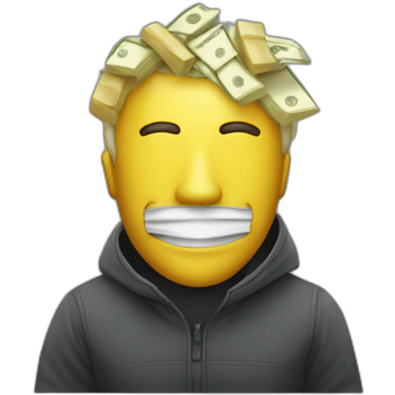 man-mask-bag-of-money emoji