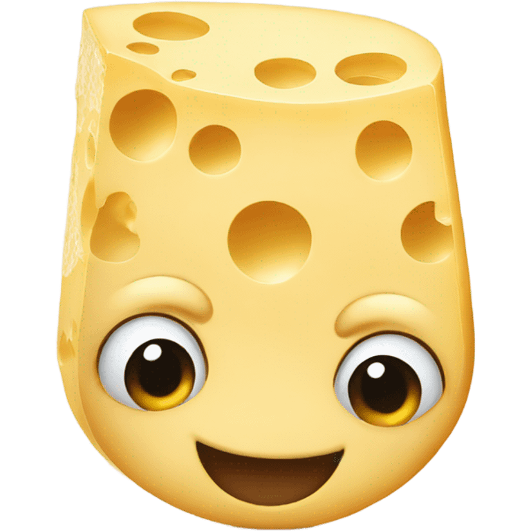 Talking cheese emoji