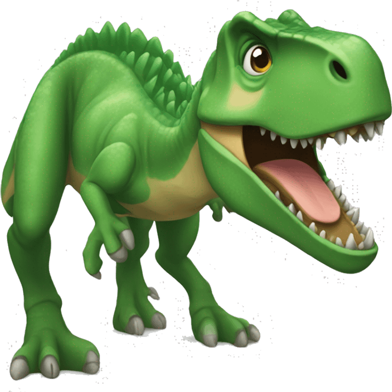 Dinosaurio verde emoji