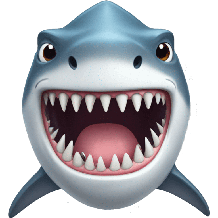 Shark without teeth emoji