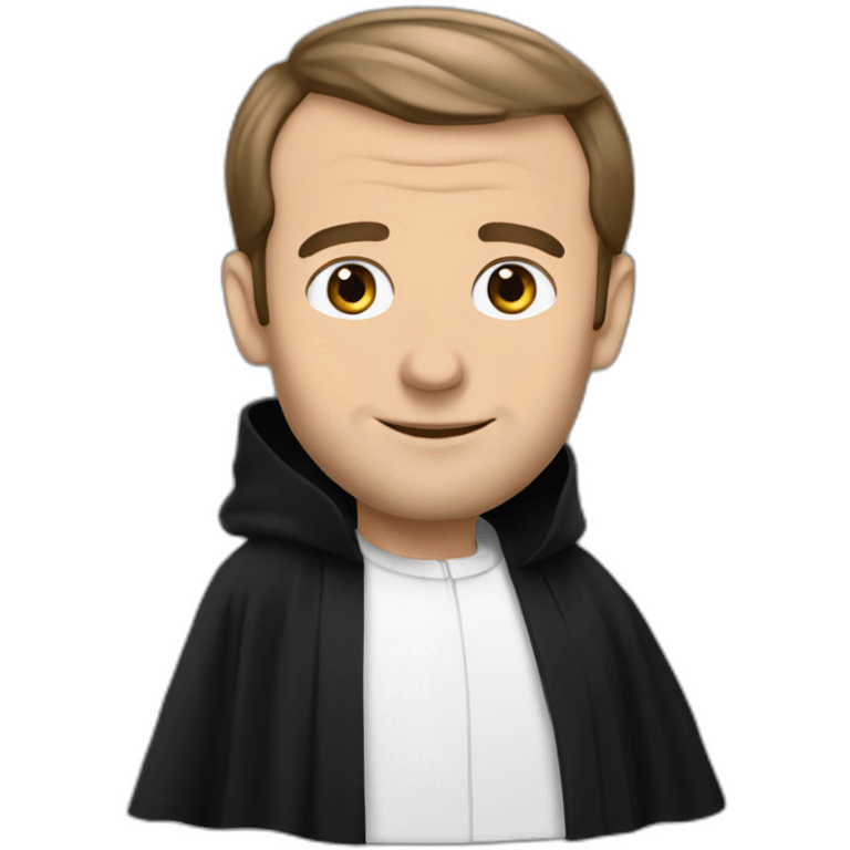 Emmanuel Macron wearing an abaya emoji