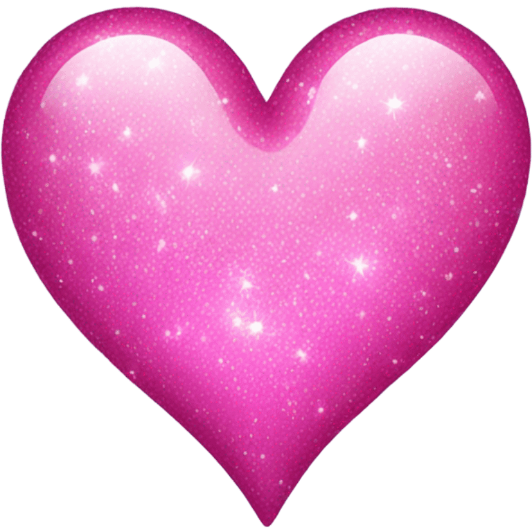 Pink sparkling heart  emoji