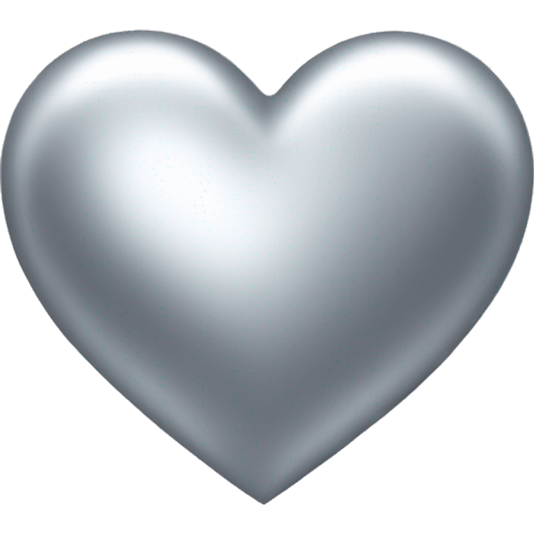 silver heart  emoji