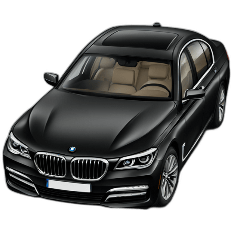 BMW 7Series black emoji