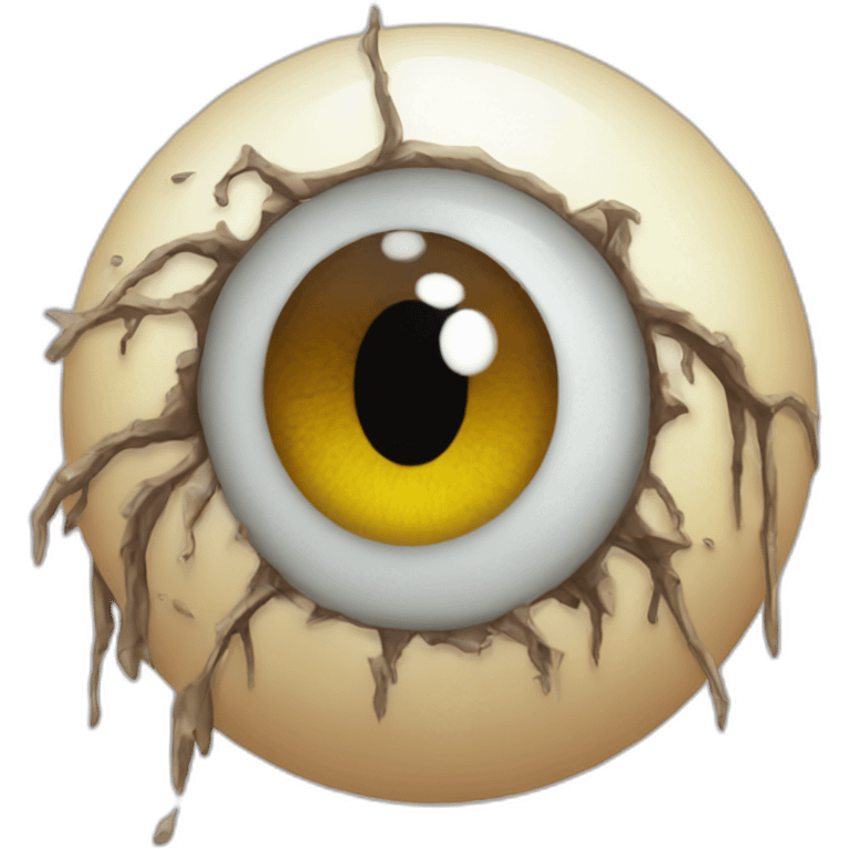 decaying eyeball emoji