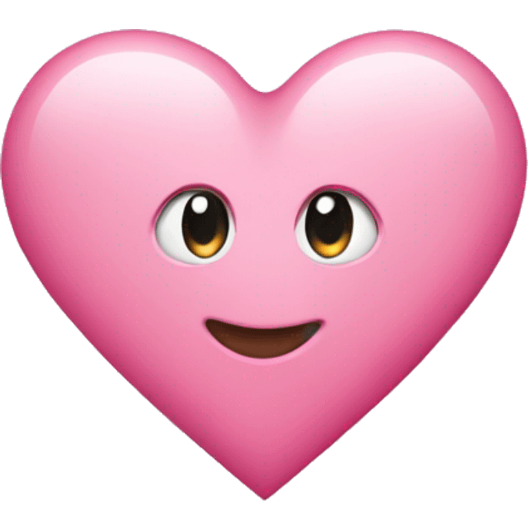 pink love heart emoji