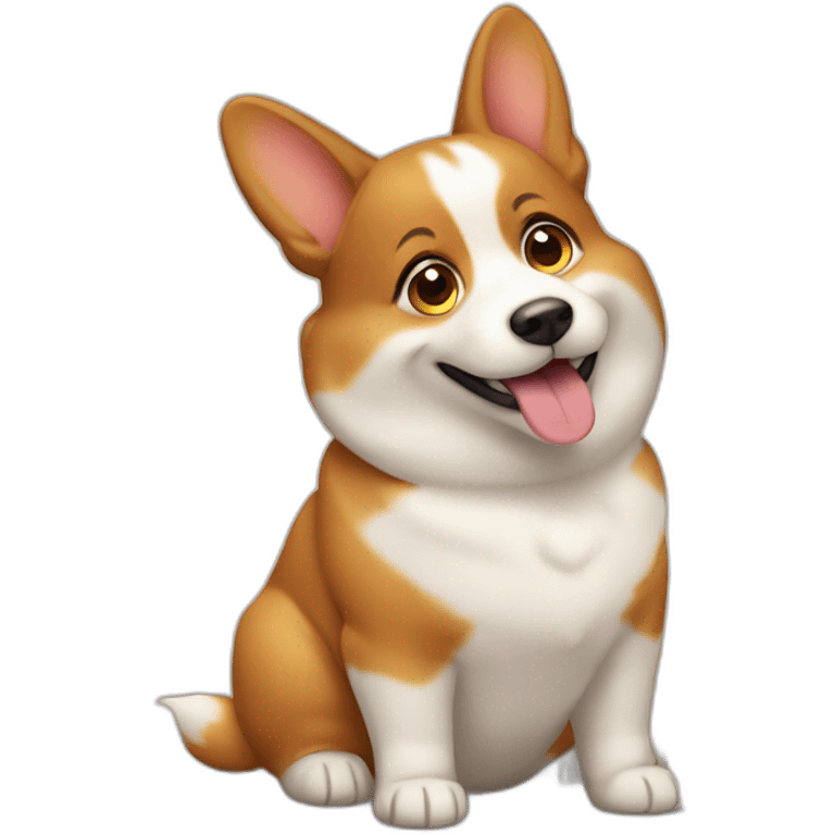 potatoe corgy dog emoji