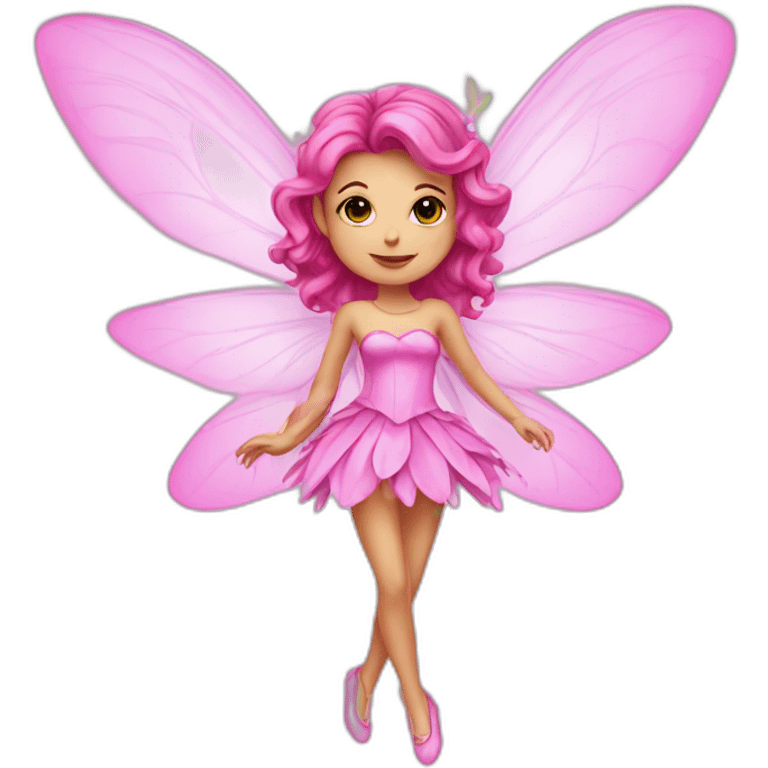 pink fairy emoji