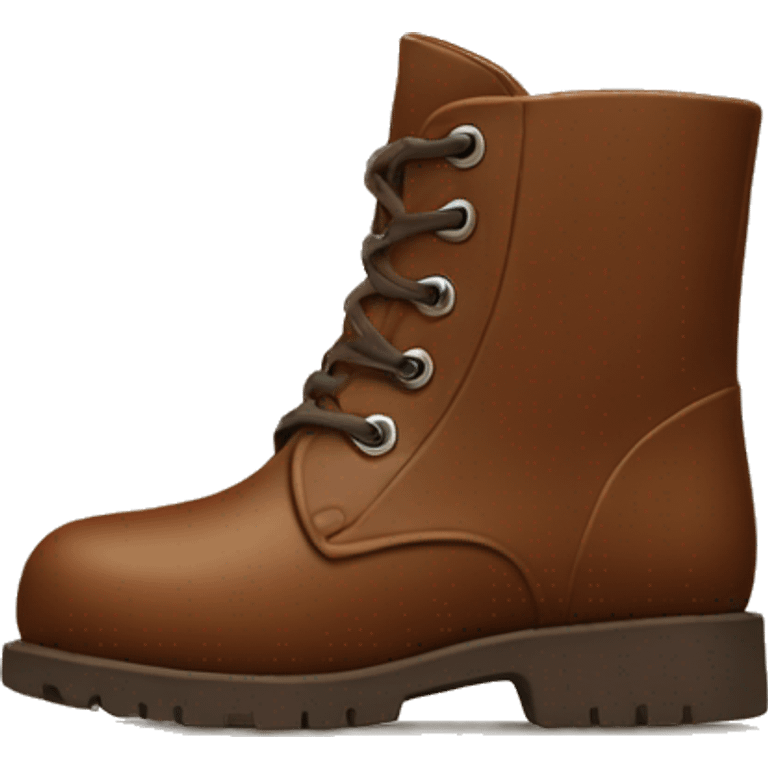 Brown mini boots emoji