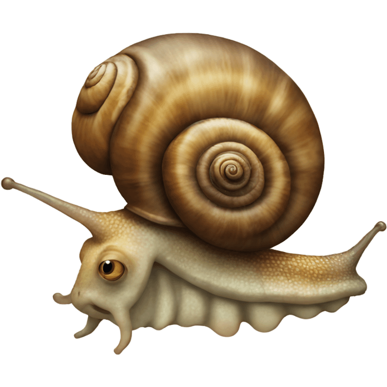 Snail with a cod piece emoji