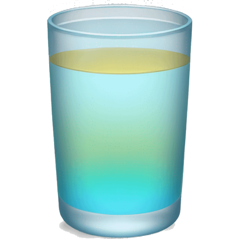 Vaso de agua  emoji