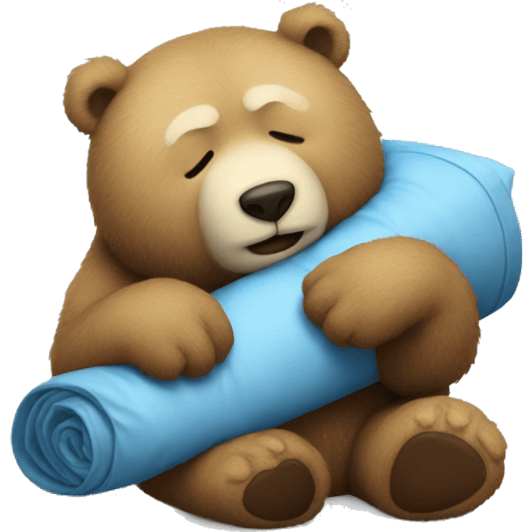 Un oso durmiendo emoji