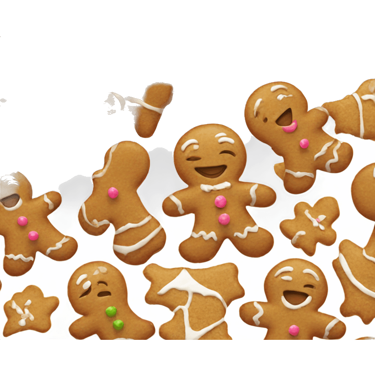 gingerbread girl emoji