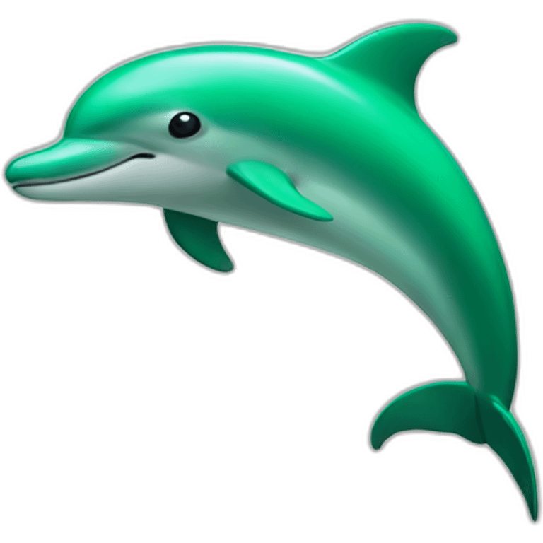 green dolphin emoji