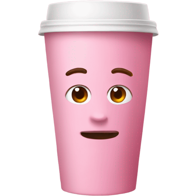 Coffee pink emoji