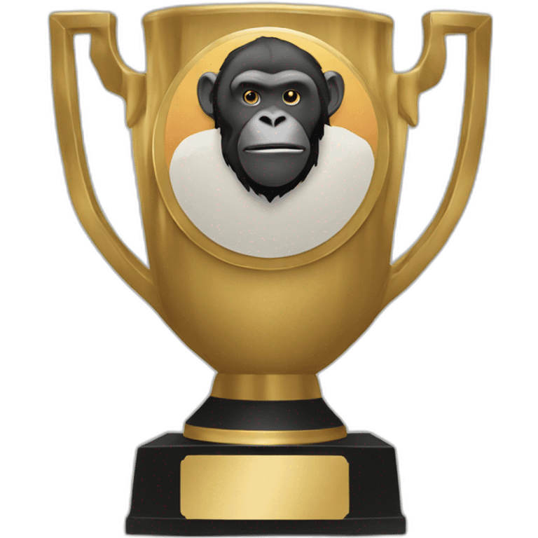 trophy with ape's logo on it emoji