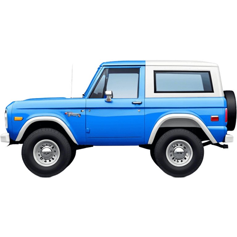 Ford Bronco - Ford (Model Year: 2021) (Iconic colour: Blue) emoji