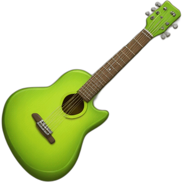 Shrek guitar emoji