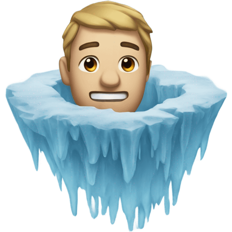 Slip in the ice emoji