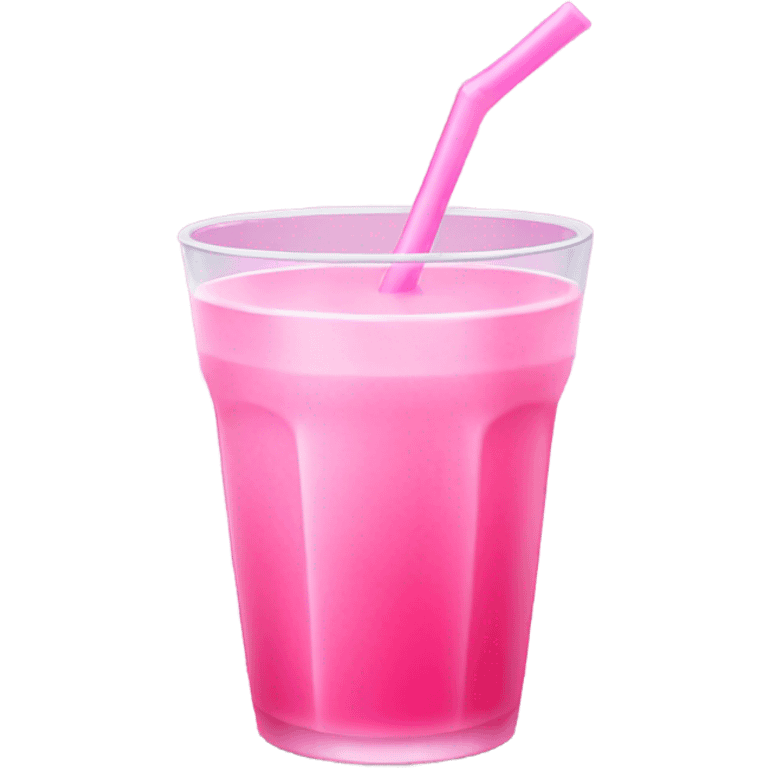 Pink drink emoji