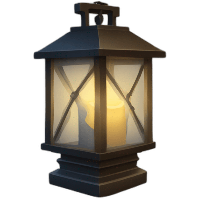 christian Lantern Light A lantern illuminating a dark path emoji