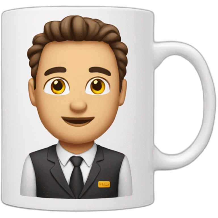 best boss in the world mug emoji