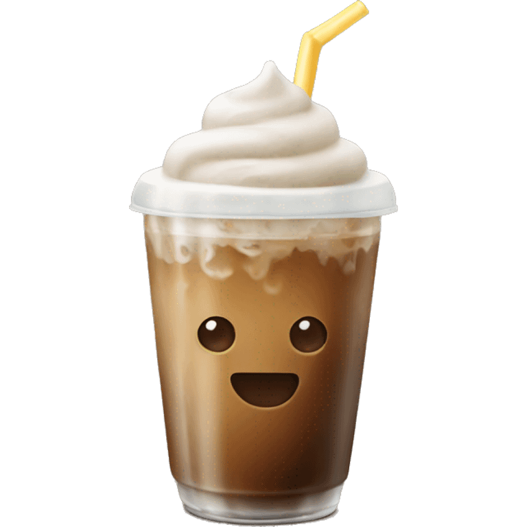 Iced coffee emoji