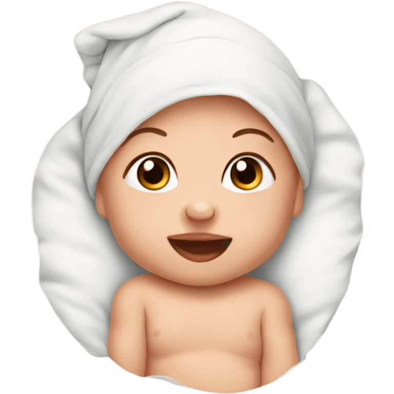 Newborn baby four months  emoji