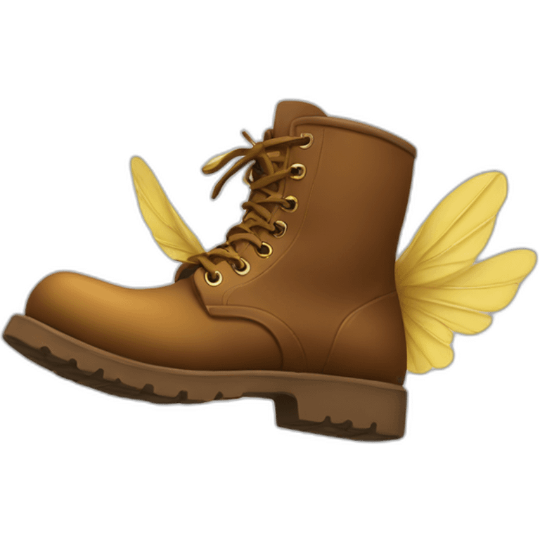 Flying boots emoji