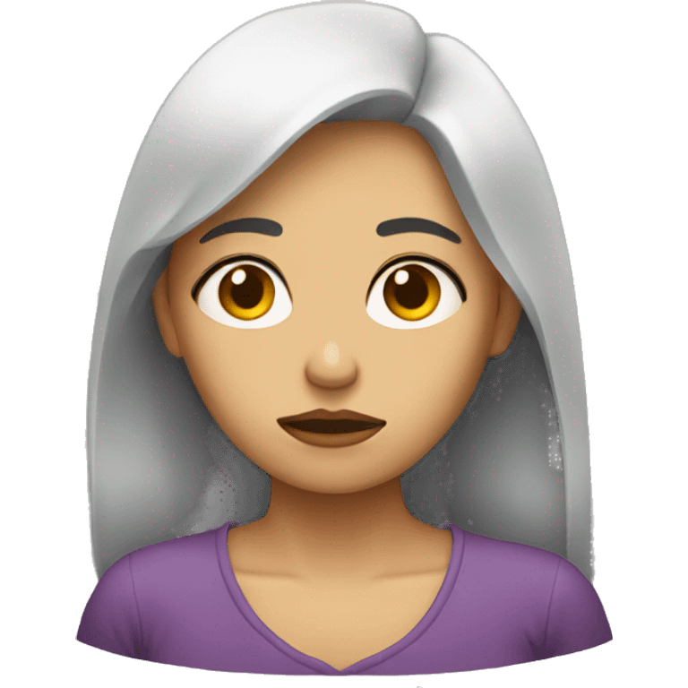 Sad women emoji