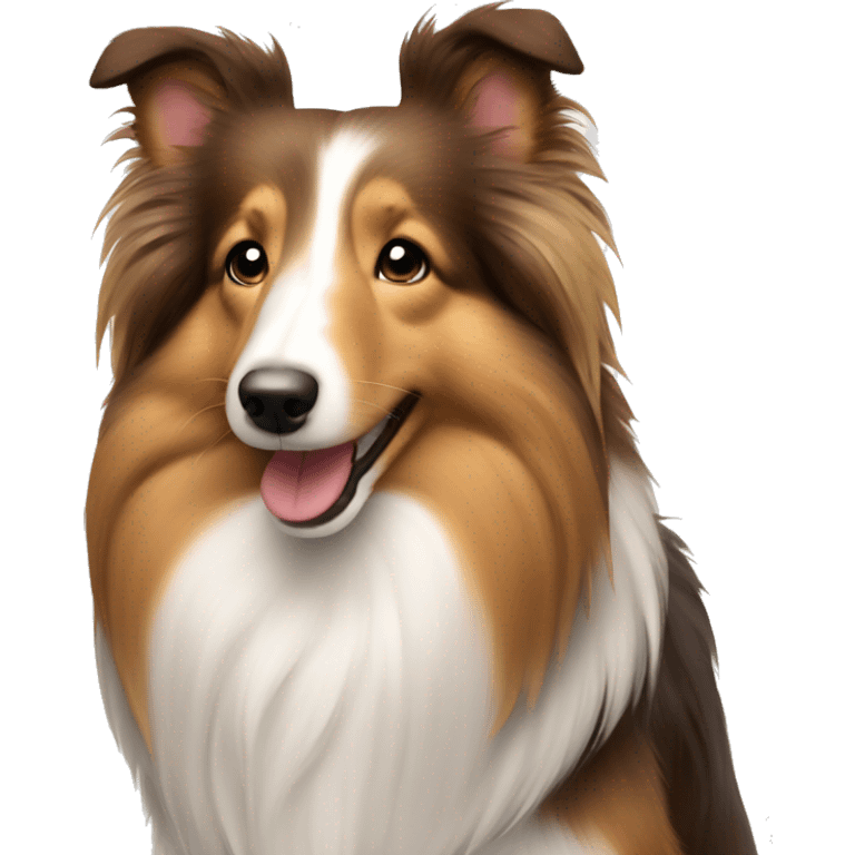 sable  shelties are friends emoji