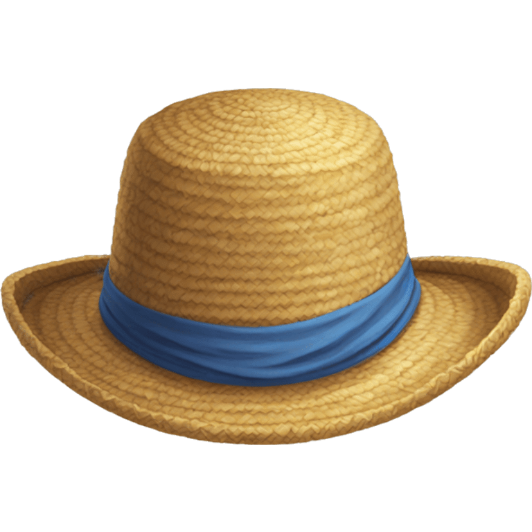 Straw hat Luffy’s hat emoji