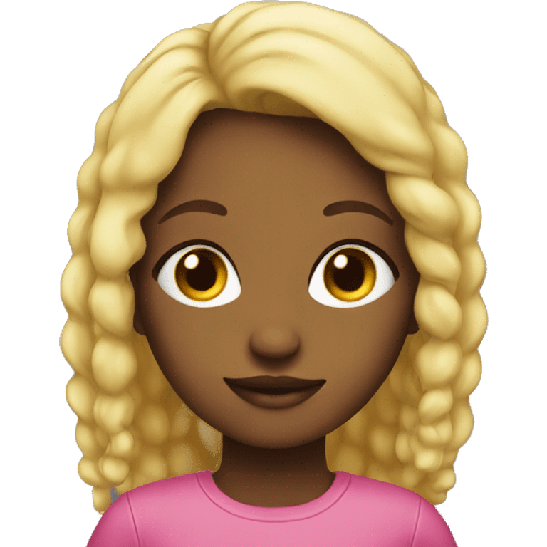 Girl black emoji