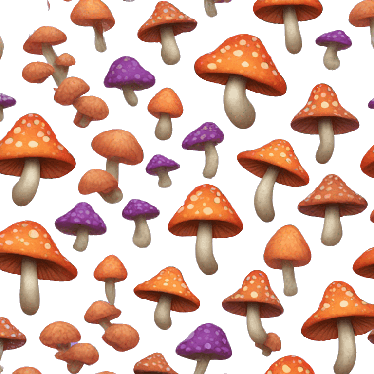 Psychedelic mushroom emoji