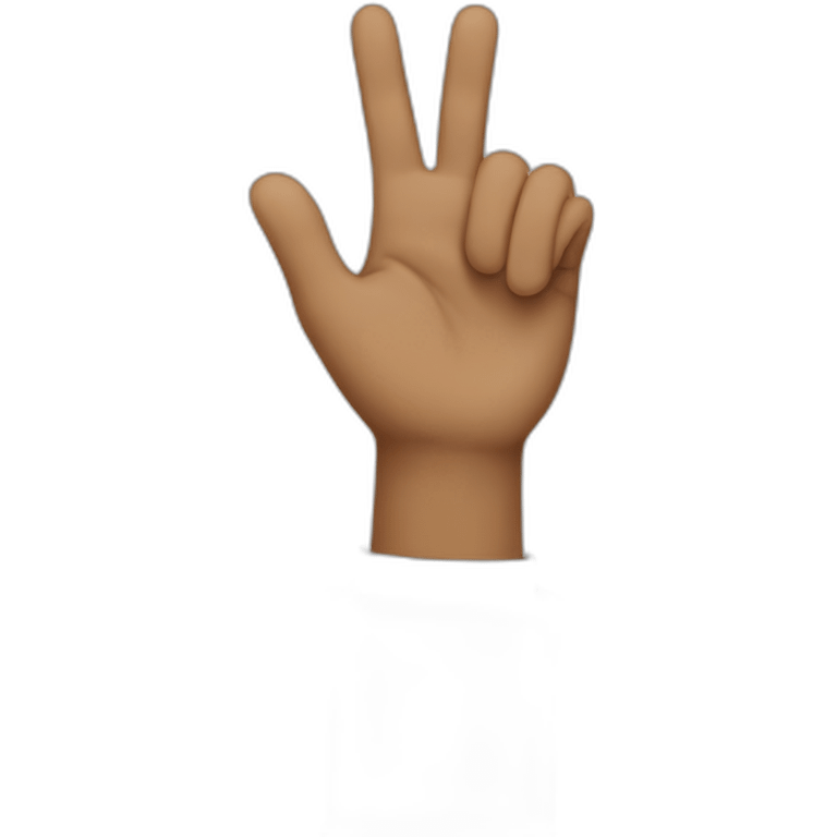 Someone raising a hand emoji