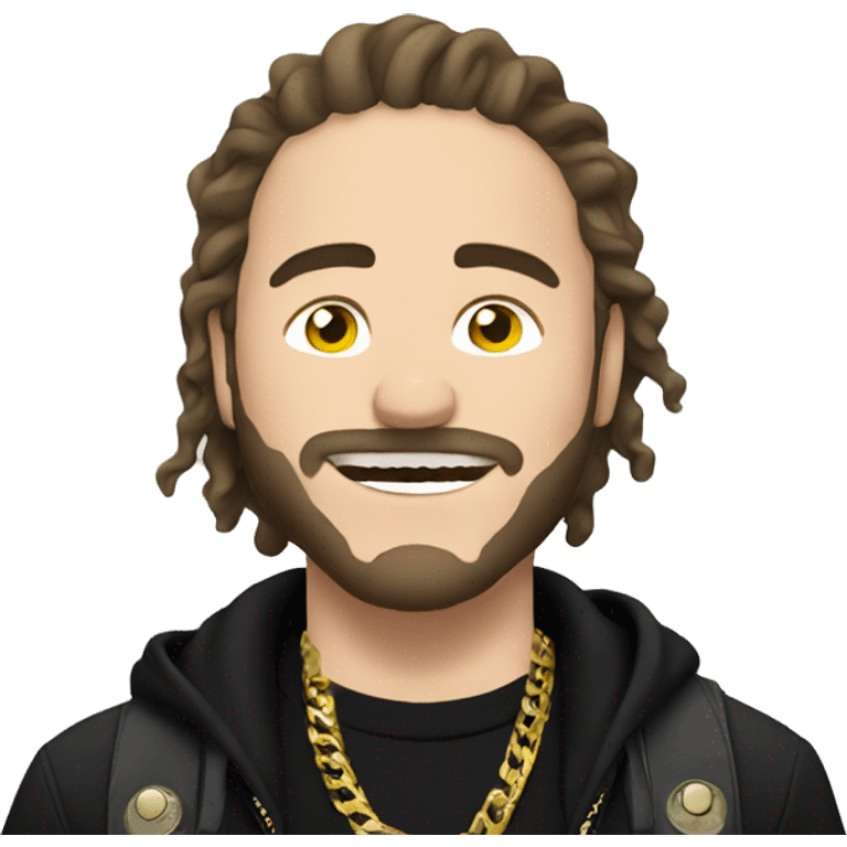 Post Malone singing emoji