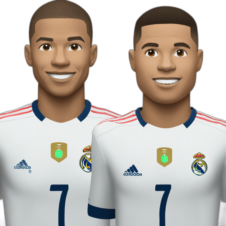 Mbappé et Ronaldo  emoji