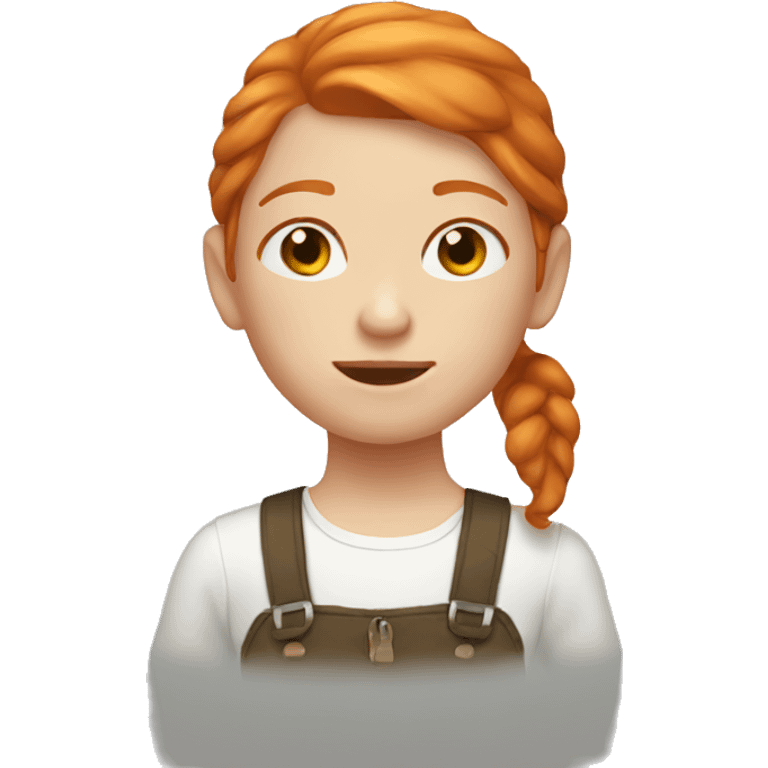 Ginger girl emoji