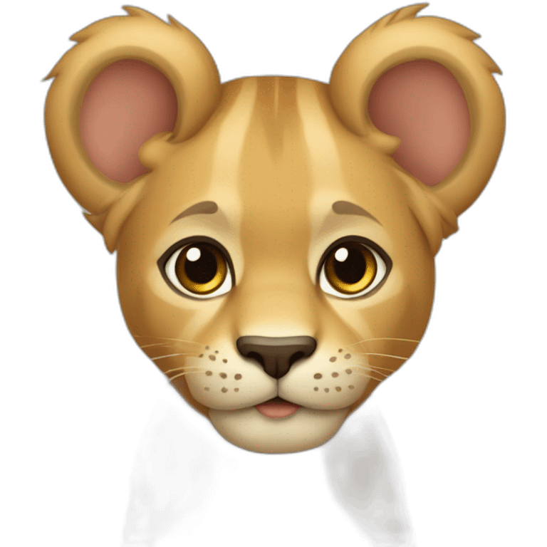 León bebe tierno emoji