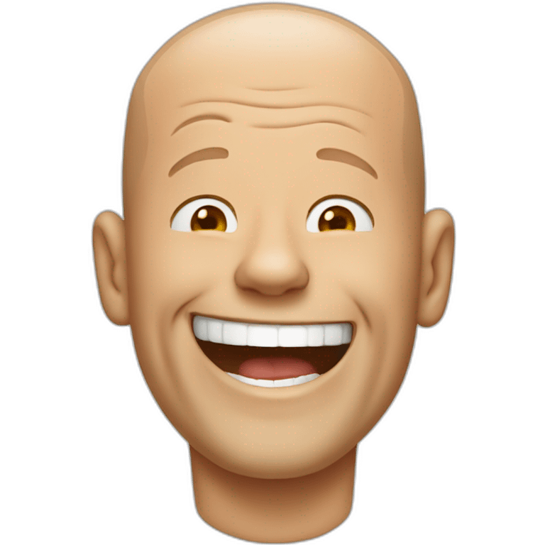 Bruce willis laughing emoji