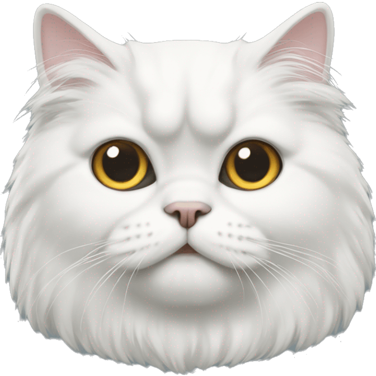 White Persian Cat  emoji