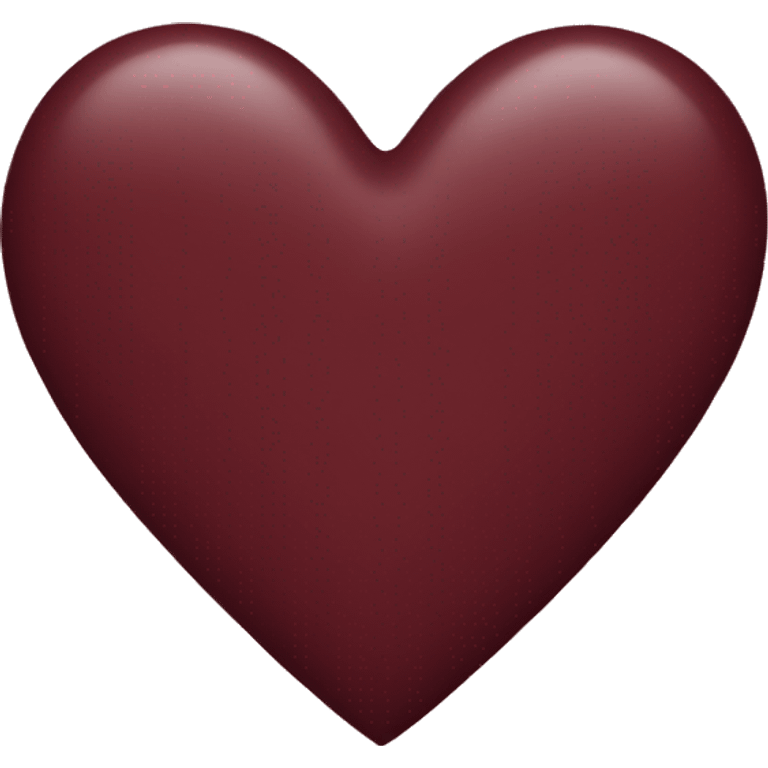 maroon heart emoji