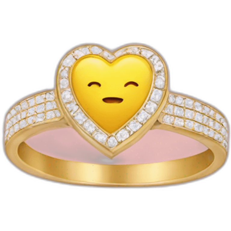 coeur bague emoji