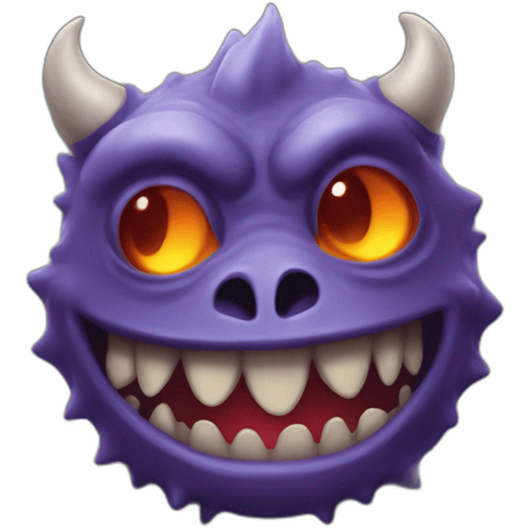 monstre de lave emoji