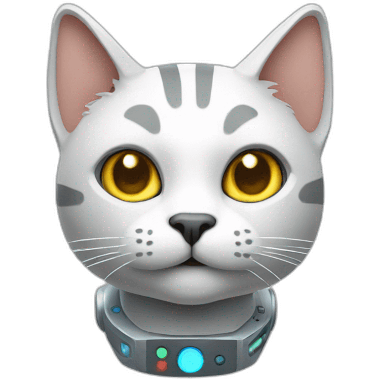 Spatial Computing Robot Cat emoji