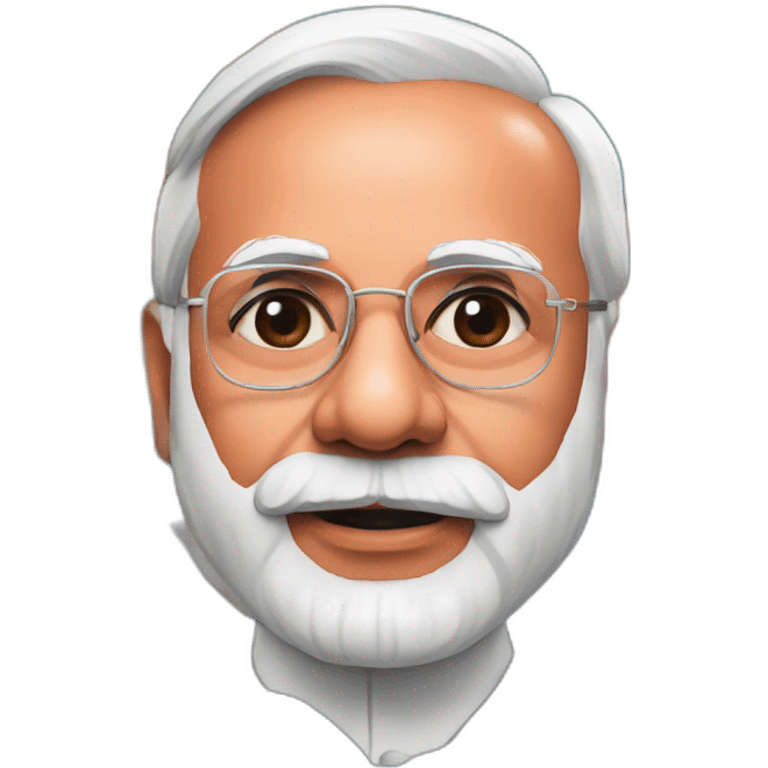 hyper realistic narendra modi lgbtq flag emoji