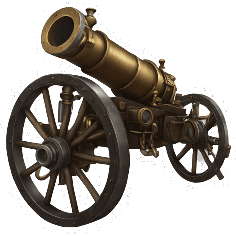 steampunk artillery canon emoji